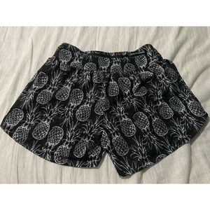 NWOT Love Fitness Pineapple Running Shorts
